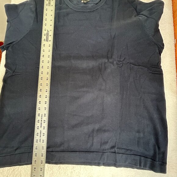 J.Crew Mens Cotton Crewneck Sweater XXXL Navy Pullover Long Sleeve L1239 New - Picture 7 of 7